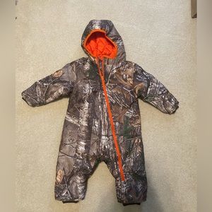 Carhartt One Piece Thermal Bunting Real Tree Camo Snowsuit - Baby 12 Months
